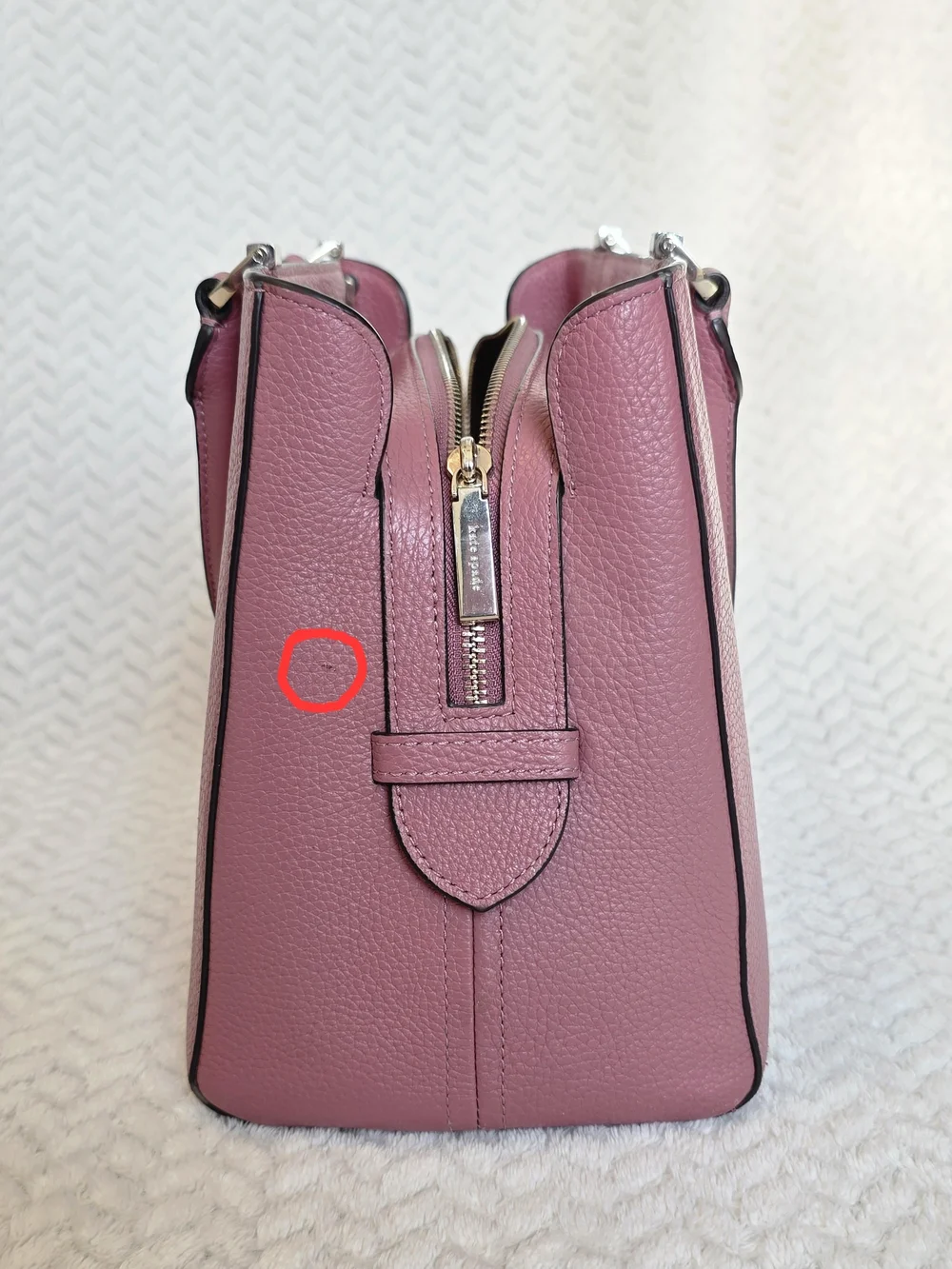 Kate Spade Muted Rose Leila Shoulder / Crossbody Satchel